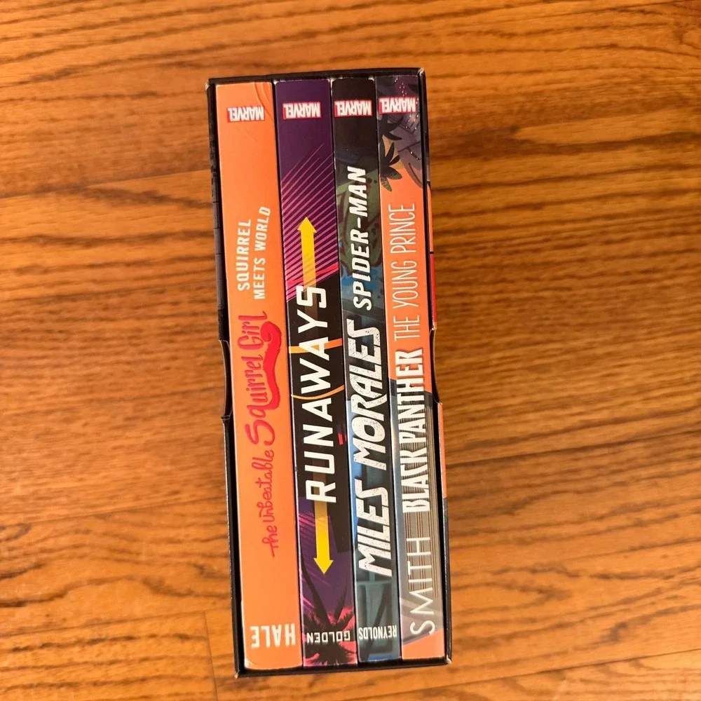Marvel: Heroes Collection (4 Original Novels) Black Panther, Spiderman, Runaways